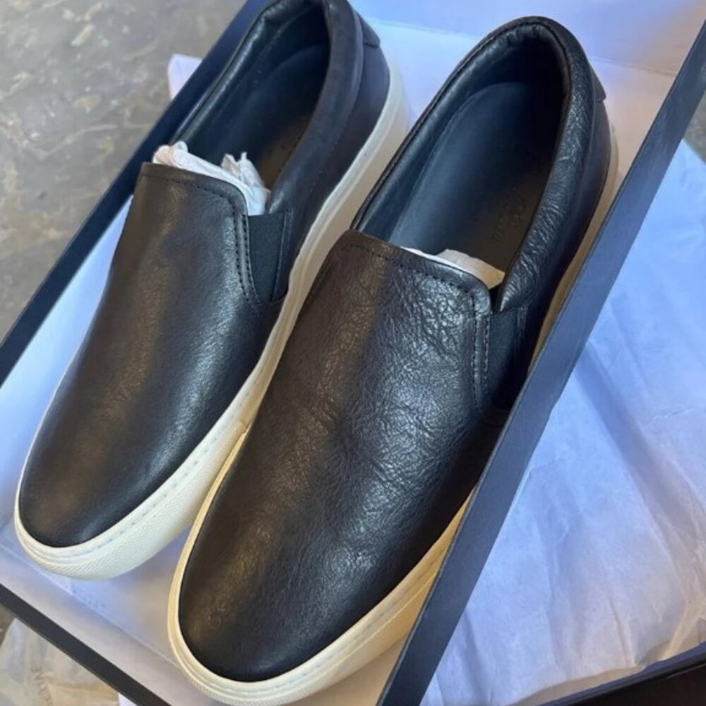 Good Man Brand Edge Slip On Sneaker loafers in black NEW